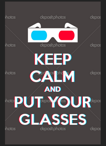 Photo courtesy of depositphotos.com. I would have liked this design even better if it read, "Keep calm and put your glasses on."